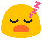 😴 Emoji Cara Durmiendo en Google Android 7.1.