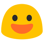 😃 Emoji grinsendes Gesicht mit großen Augen Google Android 7.1.