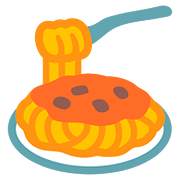 Emoji 🍝 Spaghetti su Google Android 7.1.