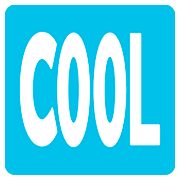 🆒 Emoji Wort „Cool“ in blauem Quadrat Google Android 7.1.
