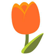 🌷 Emoji Tulipán en Google Android 7.1.
