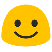 ☺️ Emoji lächelndes Gesicht Google Android 7.1.