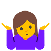 Emoji 🤷‍♀️ Donna Che Scrolla Le Spalle su Google Android 7.1.