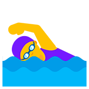 🏊‍♀️ Emoji Mujer Nadando en Google Android 7.1.