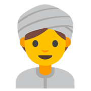 Émoji 👳‍♀️ Femme En Turban sur Google Android 7.1.