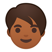 🧑🏾 Emoji Pessoa: Pele Morena Escura na Google Android 8.0.