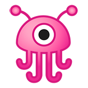 Emoji 👾 Mostro Alieno su Google Android 8.0.