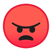 😠 Emoji Rosto Zangado na Google Android 8.0.