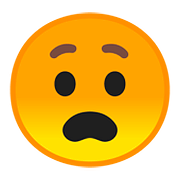 Emoji 😧 Faccina Angosciata su Google Android 8.0.