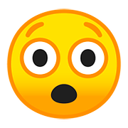 😲 Emoji Rosto Espantado na Google Android 8.0.