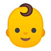 Émoji 👶 Bébé sur Google Android 8.0.