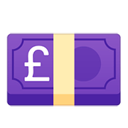 Emoji 💷 Banconota Sterlina su Google Android 8.0.