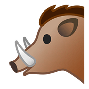 Emoji 🐗 Cinghiale su Google Android 8.0.