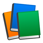 Émoji 📚 Livres sur Google Android 8.0.