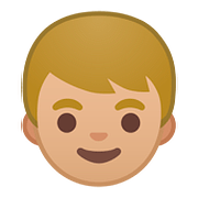 Emoji 👦🏼 Bambino: Carnagione Abbastanza Chiara su Google Android 8.0.