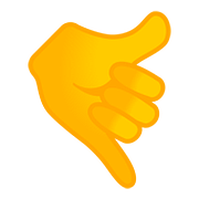 Emoji 🤙 Mano Con Gesto Di Chiamata su Google Android 8.0.