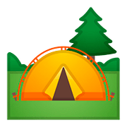 Émoji 🏕️ Camping sur Google Android 8.0.