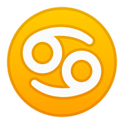 Emoji ♋ Segno Zodiacale Del Cancro su Google Android 8.0.