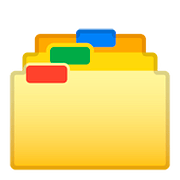 Emoji 🗂️ Divisori Per Schedario su Google Android 8.0.