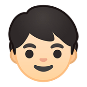 🧒🏻 Emoji Kind: helle Hautfarbe Google Android 8.0.