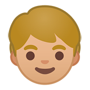 Émoji 🧒🏼 Enfant : Peau Moyennement Claire sur Google Android 8.0.