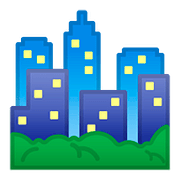 Emoji 🏙️ Paesaggio Urbano su Google Android 8.0.
