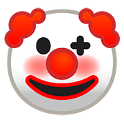🤡 Emoji Clown-Gesicht Google Android 8.0.