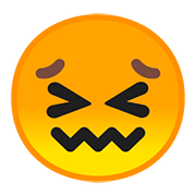 😖 Emoji verwirrtes Gesicht Google Android 8.0.