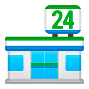 🏪 Emoji Tienda 24 Horas en Google Android 8.0.