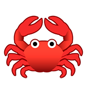 Émoji 🦀 Crabe sur Google Android 8.0.