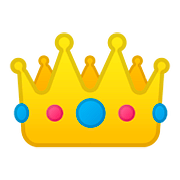 Emoji 👑 Corona su Google Android 8.0.