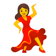 💃 Emoji Mujer Bailando en Google Android 8.0.