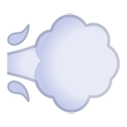 Emoji 💨 Nuvola Di Polvere su Google Android 8.0.