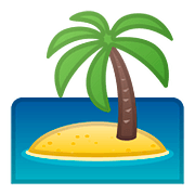 🏝️ Emoji Isla Desierta en Google Android 8.0.