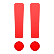 Emoji ‼️ Doppio Punto Esclamativo su Google Android 8.0.