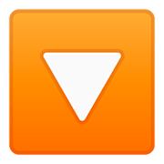 Emoji 🔽 Pulsante A Triangolo Rivolto Verso Il Basso su Google Android 8.0.