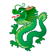 Émoji 🐉 Dragon sur Google Android 8.0.