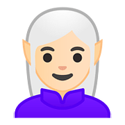 Émoji 🧝🏻 Elfe : Peau Claire sur Google Android 8.0.