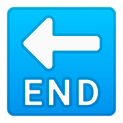 🔚 Emoji Seta «END» na Google Android 8.0.