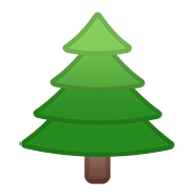 🌲 Emoji árbol De Hoja Perenne en Google Android 8.0.