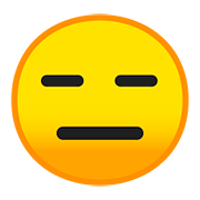 😑 Emoji ausdrucksloses Gesicht Google Android 8.0.