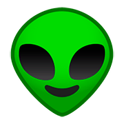 Emoji 👽 Alieno su Google Android 8.0.