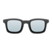 Emoji 👓 Occhiali Da Vista su Google Android 8.0.