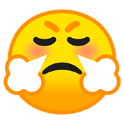 Emoji 😤 Faccina Che Sbuffa su Google Android 8.0.