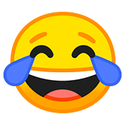 😂 Emoji Rosto Chorando De Rir na Google Android 8.0.