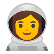 Émoji 👩‍🚀 Astronaute Femme sur Google Android 8.0.