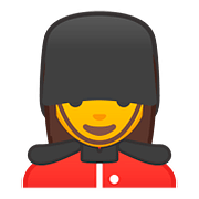 💂‍♀️ Emoji Guardia Mujer en Google Android 8.0.