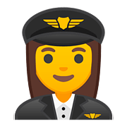 👩‍✈️ Emoji Piloto Mujer en Google Android 8.0.