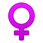 Emoji ♀️ Simbolo Genere Femminile su Google Android 8.0.