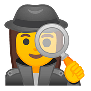 🕵️‍♀️ Emoji Detective Mujer en Google Android 8.0.